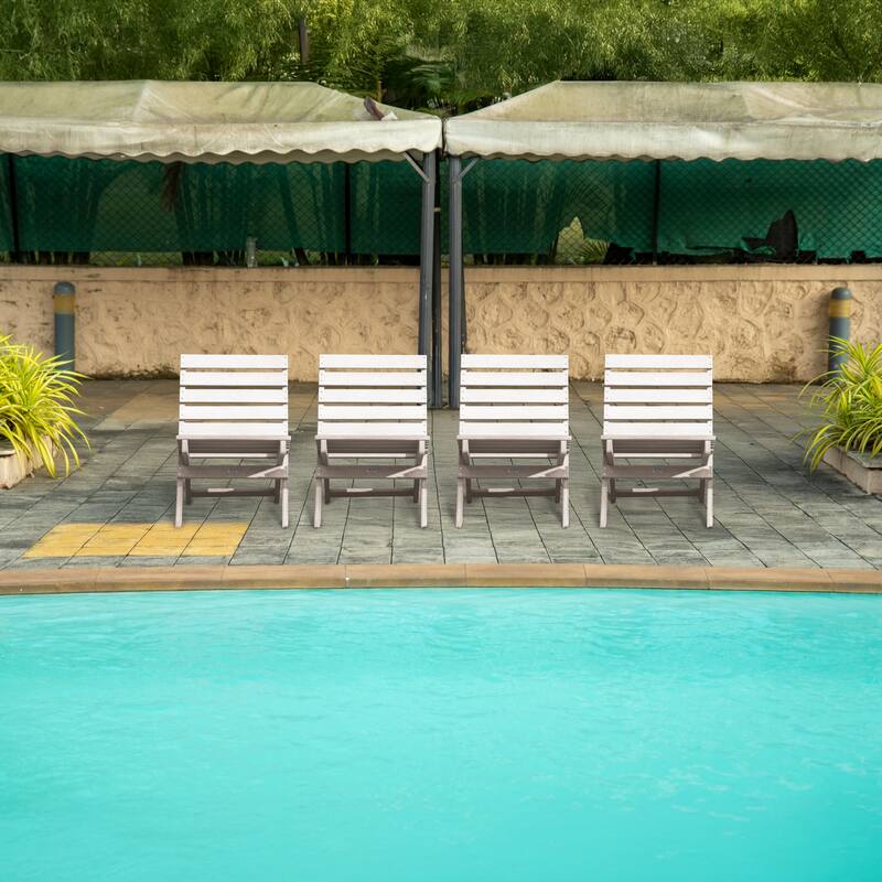 Versailles Fully Assembed All-Weather HDPE Outdoor Folding Patio Chair