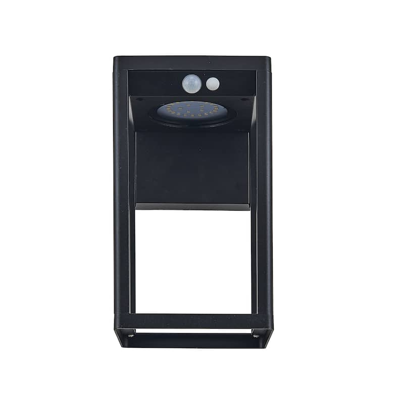 Solar led wall sconce 11 inch