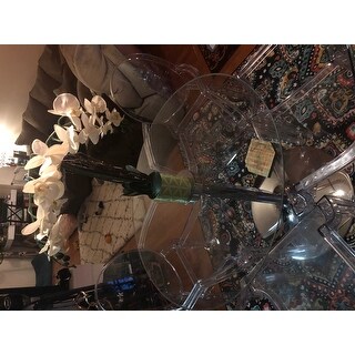 Lorin LED Round Dining Table iNSPIRE Q Modern - Silver