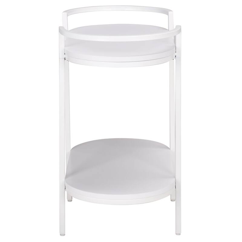 SAFAVIEH Home Inessa 2 Tier Bar Cart - 26"W x 14"D x 26"H