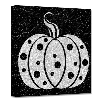 ChiChi Décor 'Glamoween Pumpkin II' Halloween Canvas Wall Art