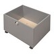 preview thumbnail 14 of 17, Twin size Loft Bed Wood Bed with Blackboard and Boxes, Grey