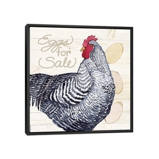 iCanvas "Life On The Farm, Chicken I" by Kathleen Parr McKenna Framed ...
