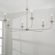 preview thumbnail 4 of 2, Presley 6-light Hanging Chandelier