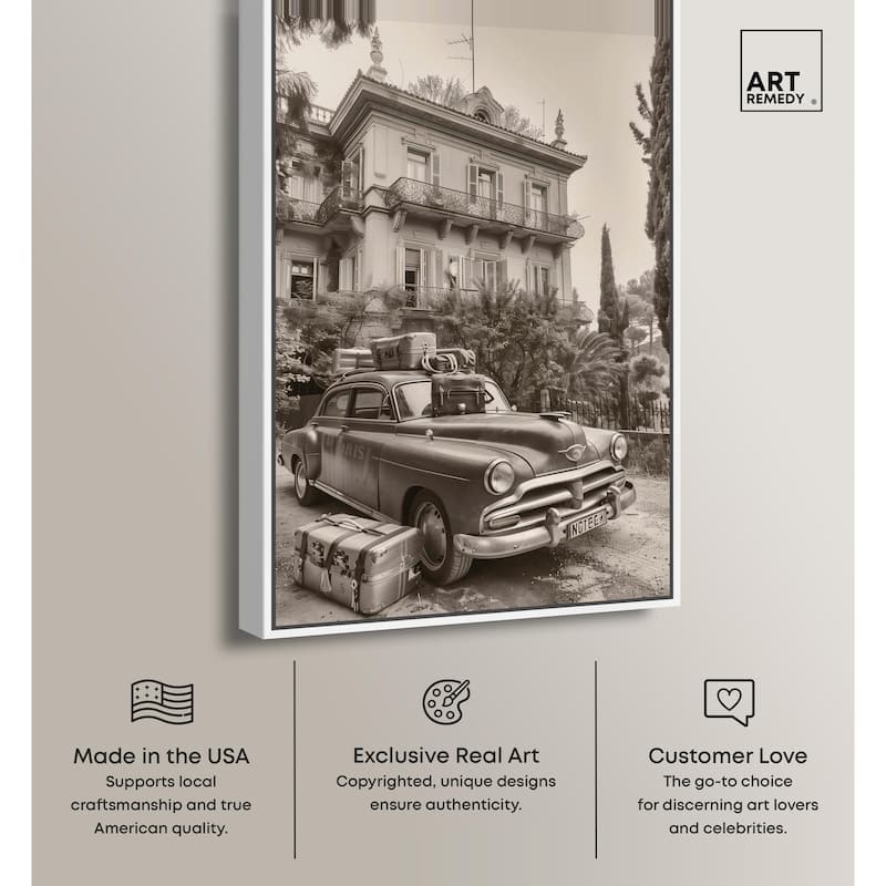 Pack Up the Car Canvas by Art Remedy