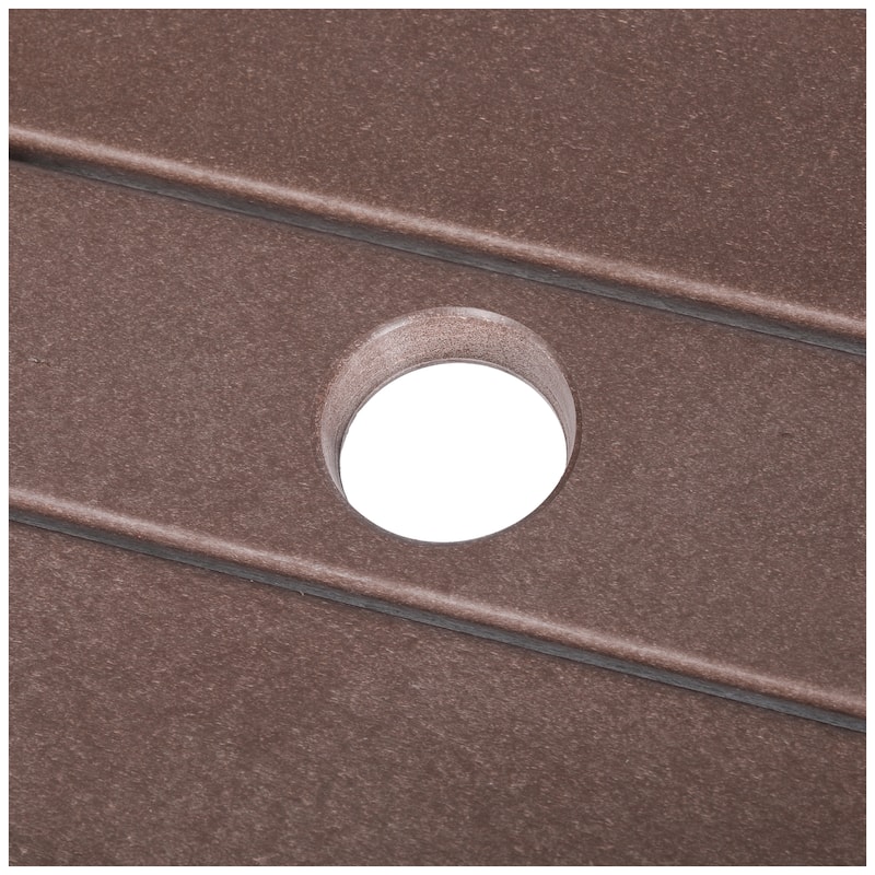 Polytrends Laguna Hdpe All Weather Outdoor Patio 35" Round Counter Table