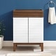 preview thumbnail 32 of 46, Render Bathroom Vanity Cabinet (Sink Basin Not Included) White Walnut