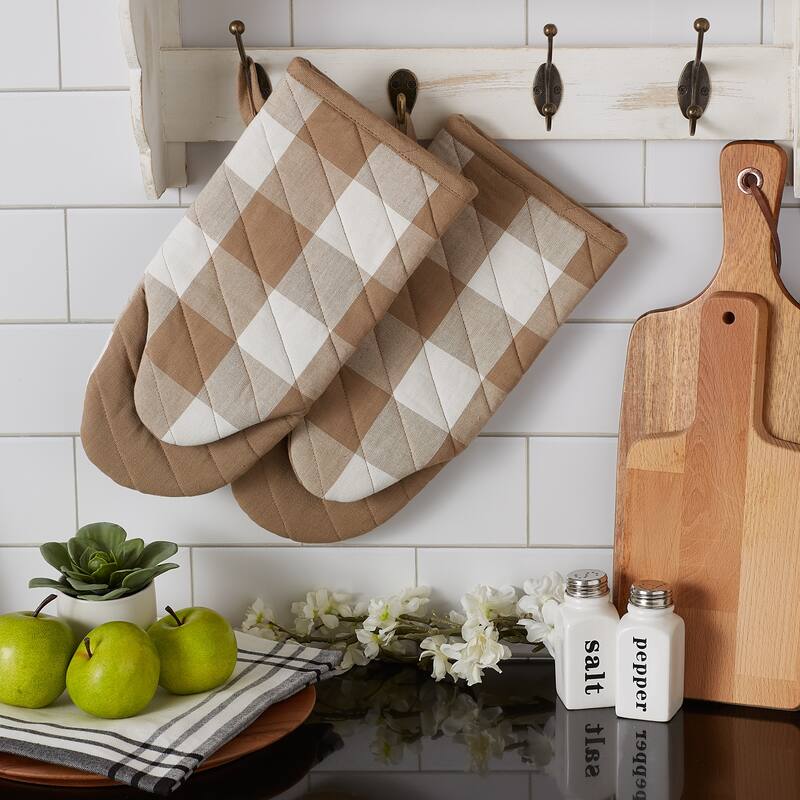 DII Vintage Red Buffalo Check Dishtowel (Set of 3)
