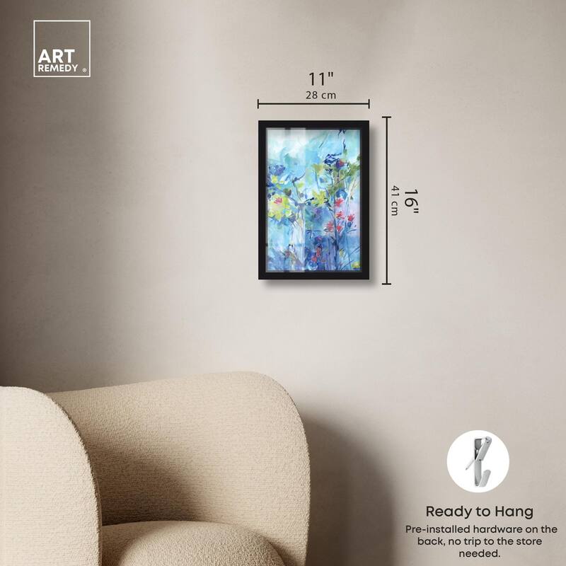 Heavenly Blue II Shadowbox by Art Remedy