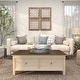 preview thumbnail 3 of 19, Gray Metal Galvanized Oval Living Room Decor Tray with Rust Handles (Set of 3)