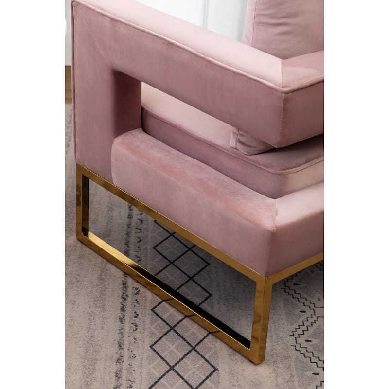Contemporary Upholstered Accent Arm Chair