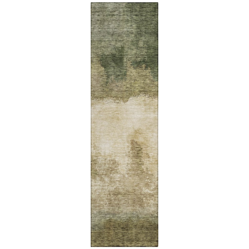 Machine Washable Indoor/ Outdoor Contemporary Chantille Rug