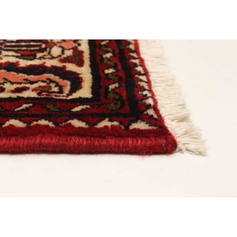 ECARPETGALLERY Hand-knotted Andelz Red Wool Rug - 3'8 x 10'0