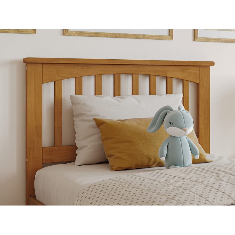 Mission Platform Bed with Footboard and Storage Drawers
