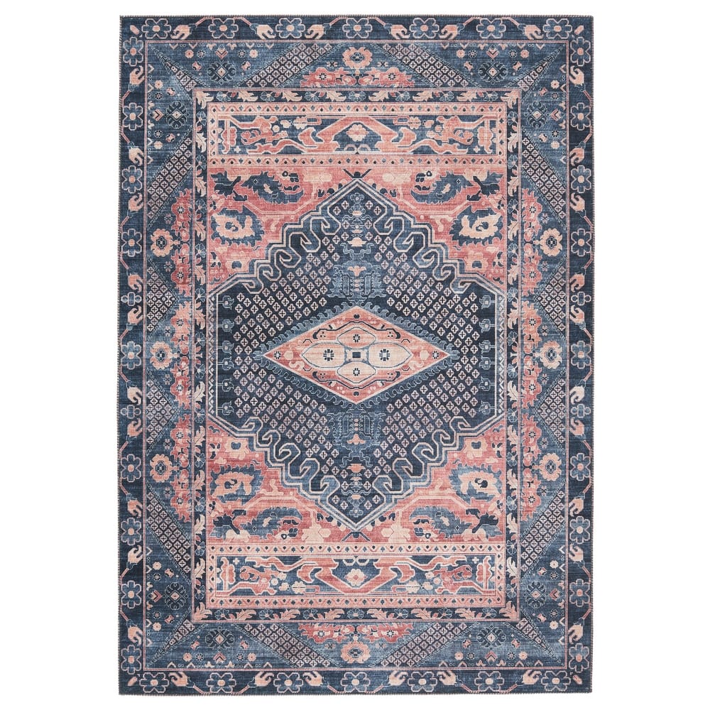 Issa Machine Washable Medallion Area Rug
