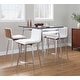 preview thumbnail 27 of 32, Porch & Den Naldi-Mason Swivel 5-Piece Counter Height Dining Set
