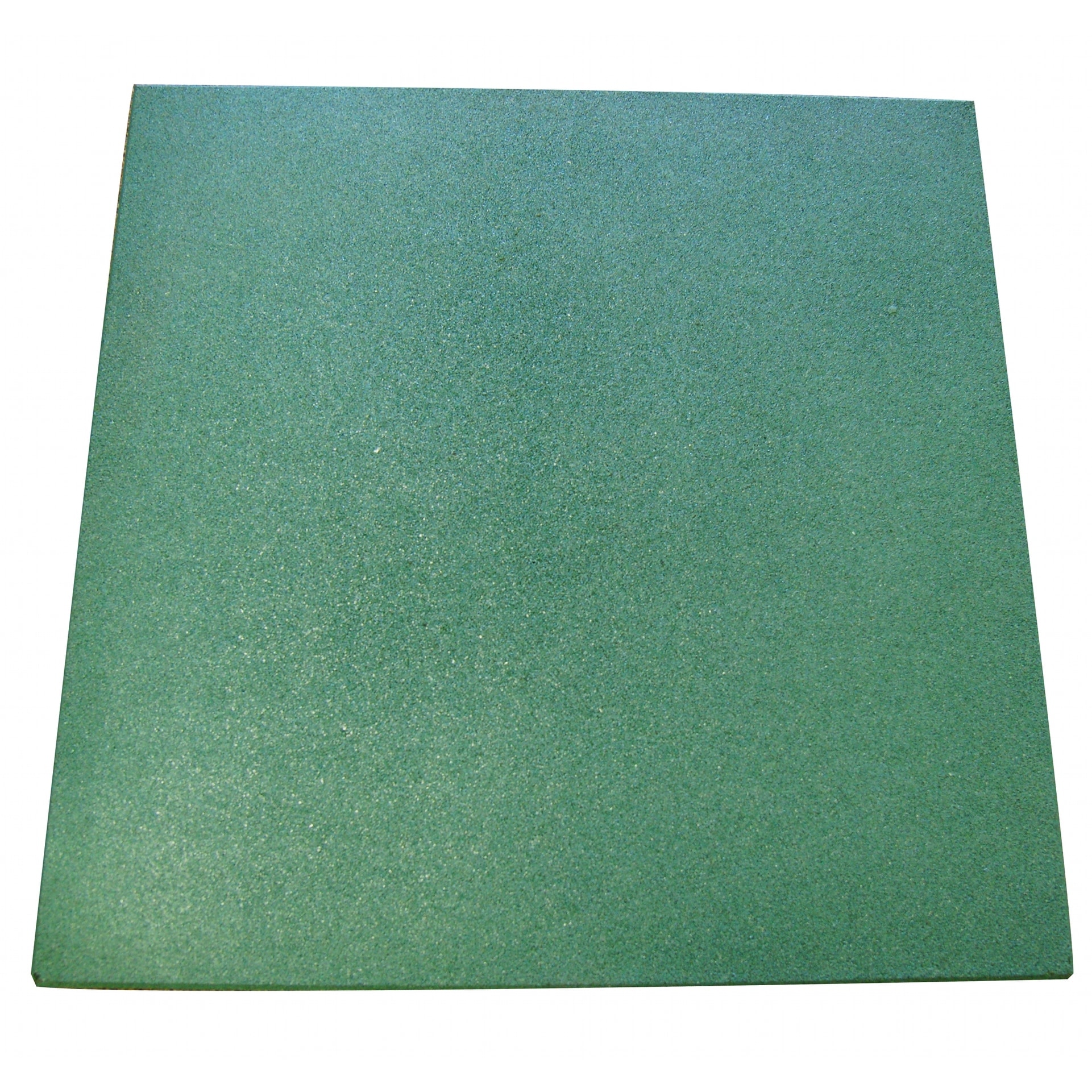 Rubber-Cal "Eco-Sport" 3/4-inch Interlocking Rubber Tiles - 3/4 in x 20 in x 20 in - 10 Pack, 28 Sqr/Ft - Green - 20 x 20