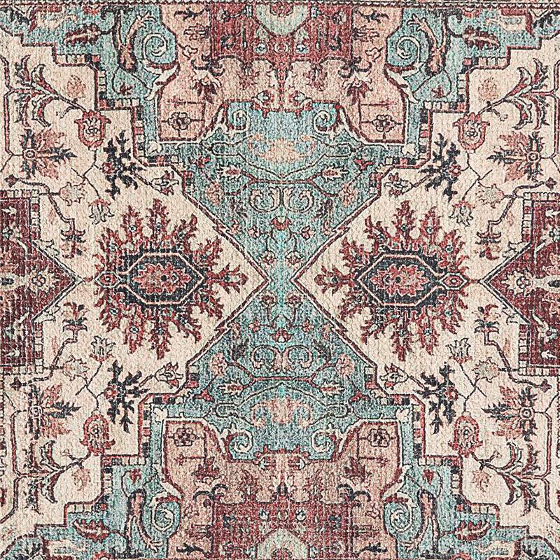 Jessica Simpson Machine Washable, Slip Resistant Accent and Runner Rugs with Fringe