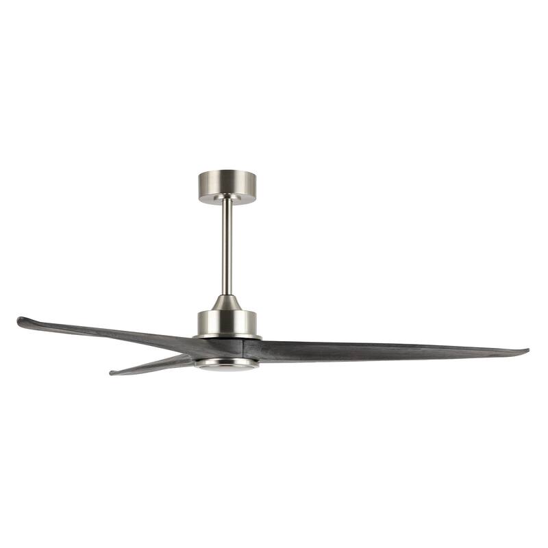 GetLedel 60" Solid Wood 3-Blade DC Motor Ceiling Fan with Remote Control
