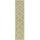 preview thumbnail 48 of 71, Hand-Tufted Amy Tone-on-Tone Lattice Wool Rug 2'3" x 12' Runner - Grass Green