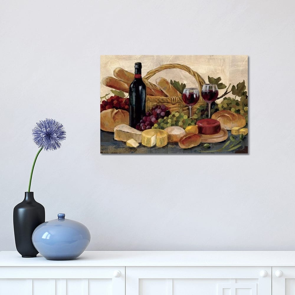 iCanvas "Tuscan Evening Wine " by Silvia Vassileva Canvas Print