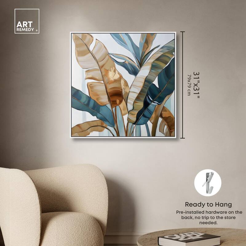 Paradise Fronds II Canvas by Art Remedy