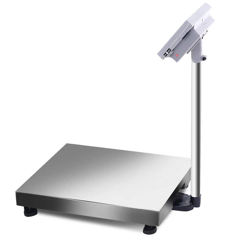 Costway 660lbs Weight Computing Digital Floor Platform Scale Postal - 15.7''x 19.7'' x 30.3''