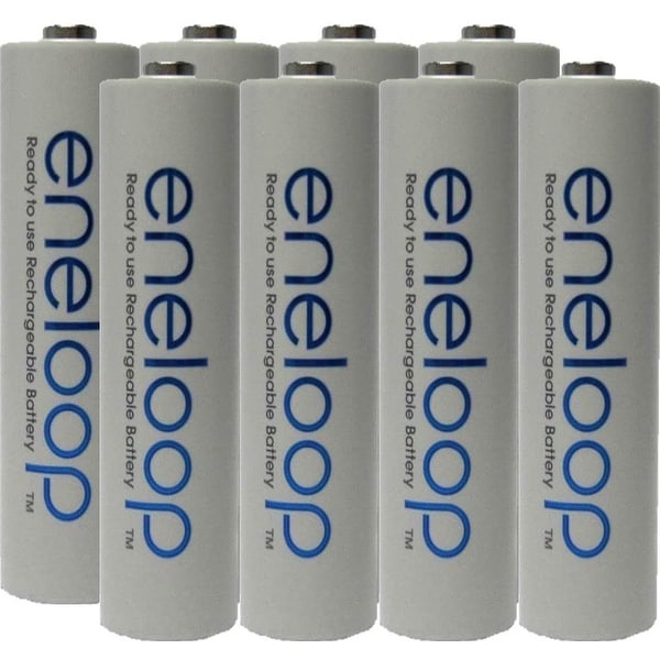 Eneloop Panasonic AAA New 2100 Cycle Rechargeable Batteries- 8 pack