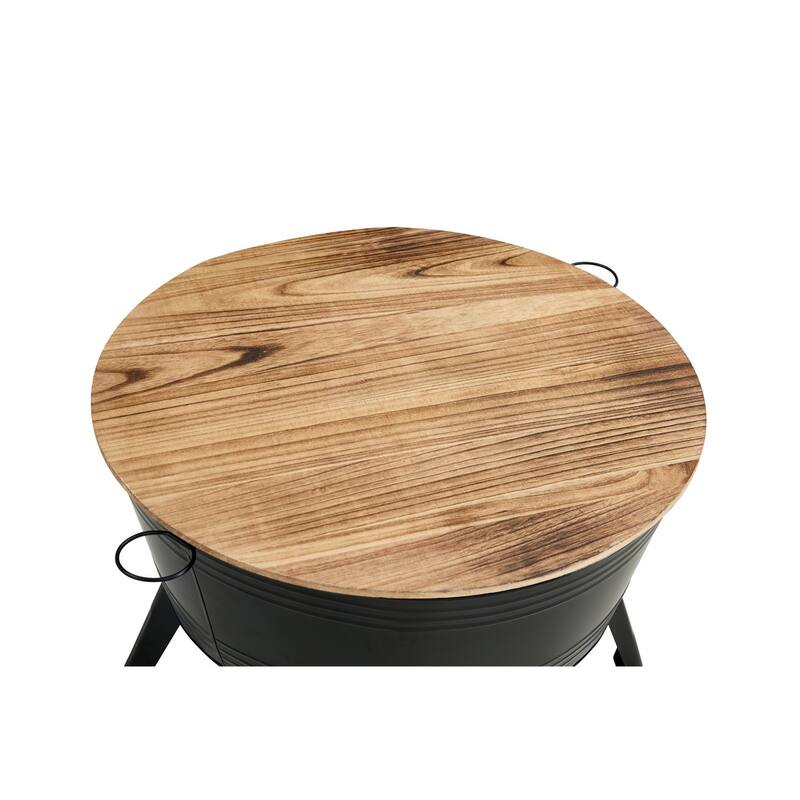 Metal Cocktail Table with Storage Space