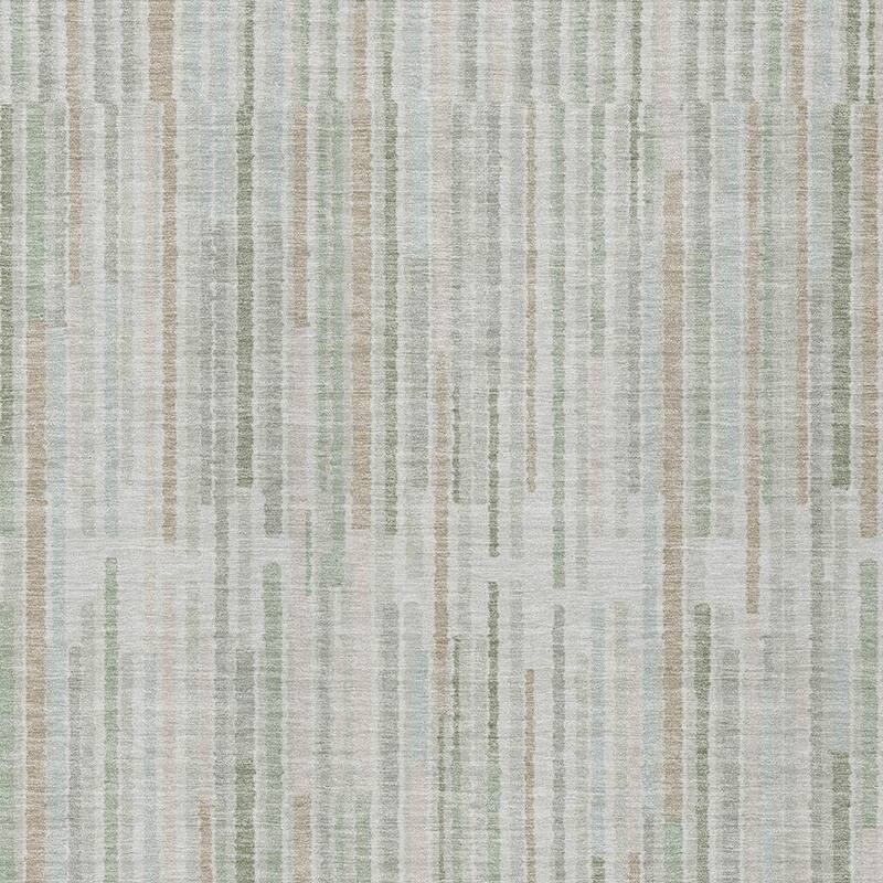 HomeRoots Striped Transitional Rectangle Outdoor Rug