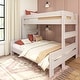 preview thumbnail 4 of 26, Max and Lily Farmhouse Twin XL over Queen Bunk Bed White Wash