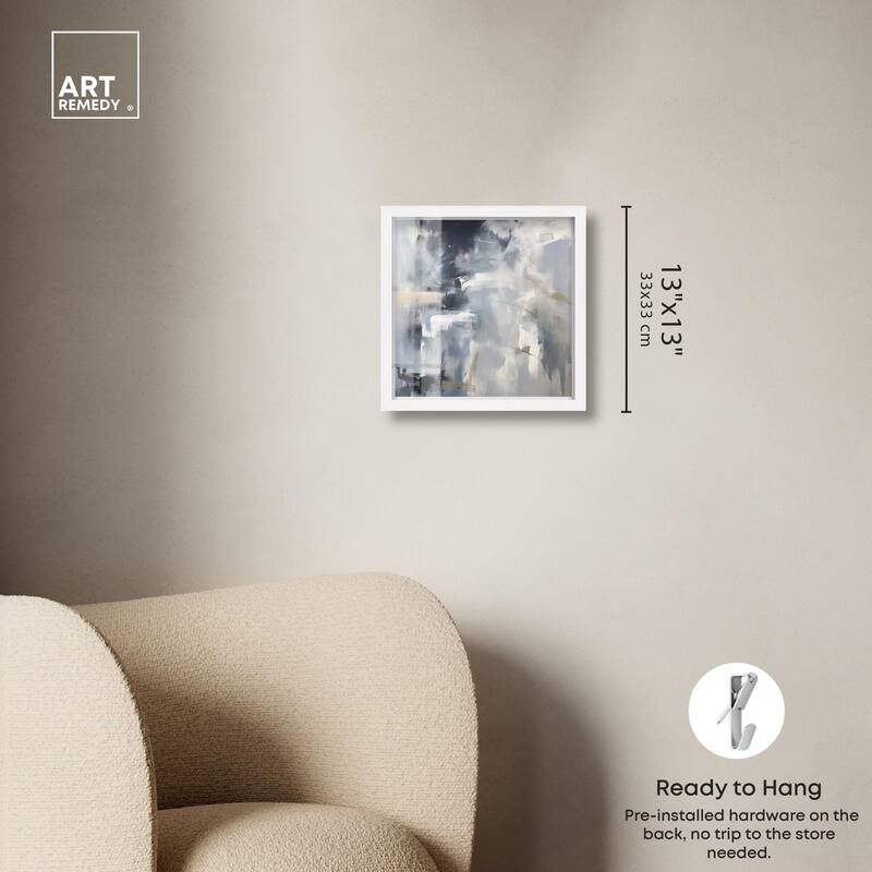 Contemplative Blues II Shadowbox by Art Remedy