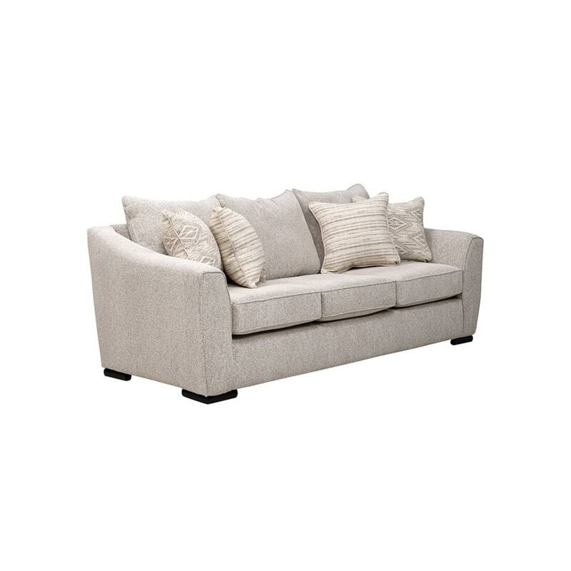 Vibrant Vision Oatmeal Stationary Sofa