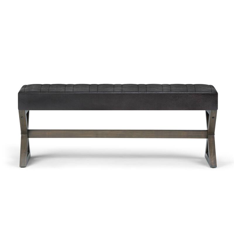 WYNDENHALL David 48 inch Wide Contemporary Rectangle Ottoman Bench