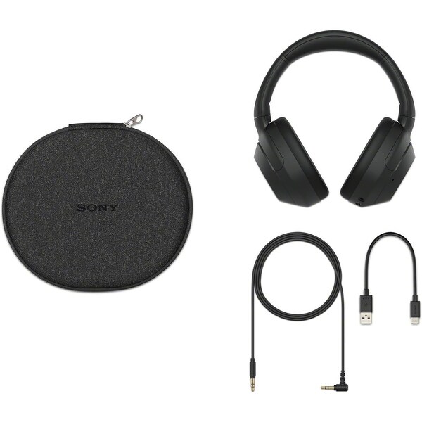 Sony ULT WEAR Wireless Noise Canceling Headphones - Black - Bed