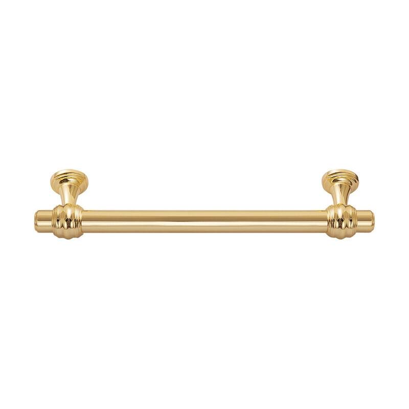 Utopia Alley Cabinet knob/Pull, Polished Gold, knob 1.19"/3.75"/5"/6.3"/10" center to center