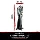 preview thumbnail 2 of 8, Life-Size Animatronic Skeleton Reaper with Lights and Sound, Indoor/Covered Outdoor Halloween Decoration