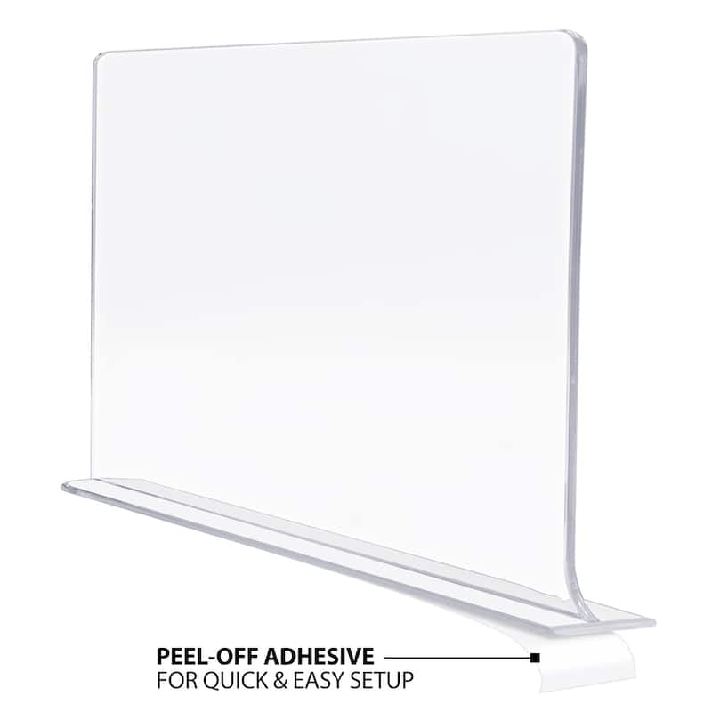 Acrylic Adhesive Shelf Divider Organizers for Closet Organization