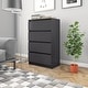 preview thumbnail 12 of 22, vidaX Sideboard Engineered Wood Storage Dresser Side Cabinet Multi Colors High gloss gray