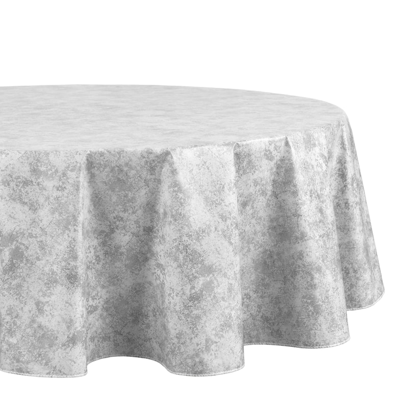 Mesa Marble Printed Vinyl Indoor/Outdoor Tablecloth