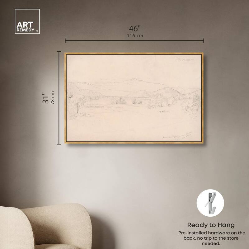 Study for View Mt. Washington Canvas by Art Remedy