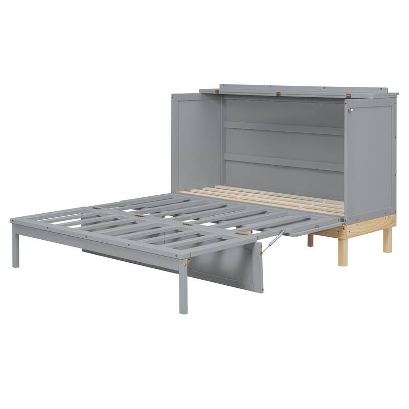 Queen Size Murphy Bed，can be Folded into a Cabinet