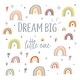 preview thumbnail 4 of 14, Walplus Colorful Rainbows Dream Big Kids Wall Stickers Nursery Décor