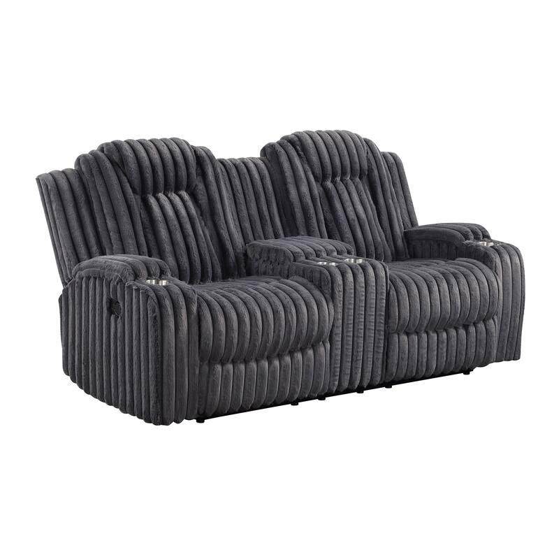 Brynda Corduroy 2-Piece Manual Double Reclining Sofa Sets