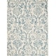 preview thumbnail 77 of 115, Nourison Jane Farmhouse Vintage Indoor only Damask Area Rug 6' x 9' - Ivory/Blue