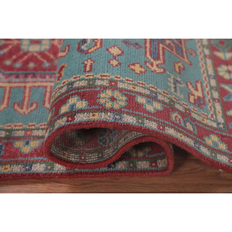 Traditional Kazak Oriental Accent Rug Handmade Wool Carpet - 3'0"x 5'0"