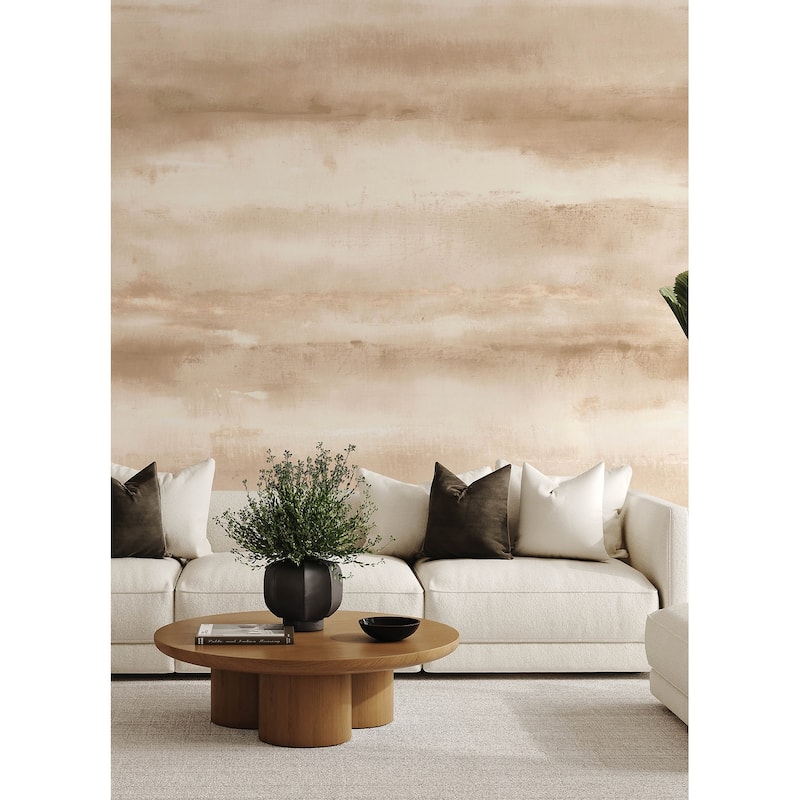 A-Street Prints Aveline Neutral Wall Mural