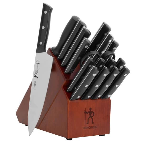 HENCKELS Dynamic Knife Block Set - Brown