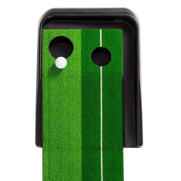 Shop Costway 8ft Golf Practice Putting Mat Training Green Grass
