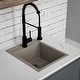 preview thumbnail 15 of 15, Karran QT-825 Drop-in 15-3/4" Single Bowl Quartz Composite Kitchen Sink